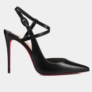 Christian Louboutin Jenlove Black 100MM Pumps WORN TWICE GORGEOUS